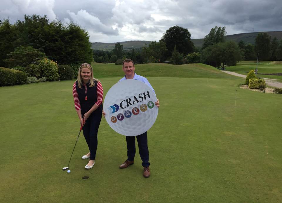 CRASH launch golf classic with newry chamber