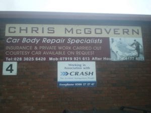 Chris McGovern Car Body Repair Specialists
