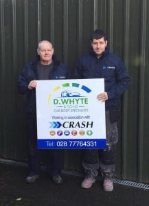 d whyte & sons car body specialists working in association with crash services
