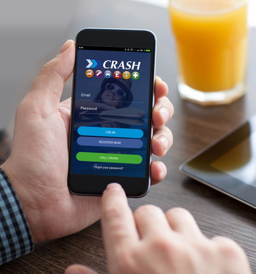 CRASH Services download our app