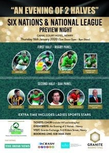 “An Evening of 2 Halves” Sports Panel Event Launches in Newry