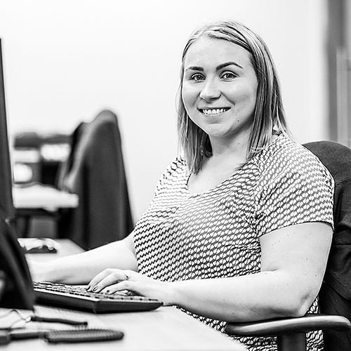 Anna Johnston part of the claims team at CRASH Services