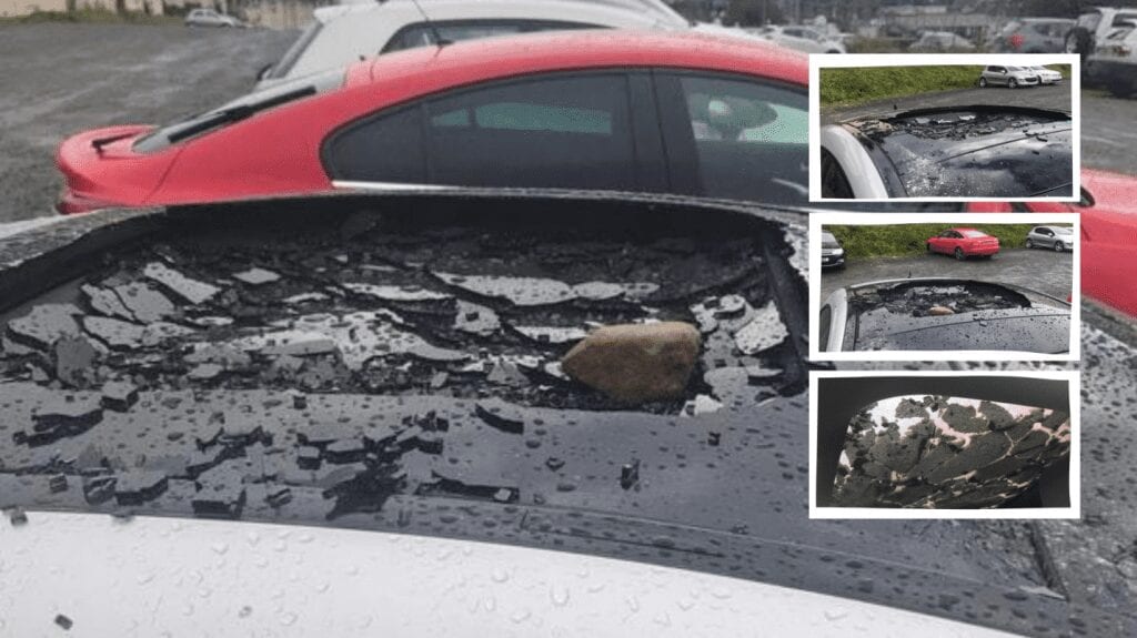 Car Vandalised in Newry City Centre Car Park