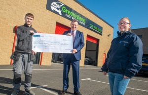 CRASH Services Riverpark Training Scholarship: Two young apprentices excel in first year.