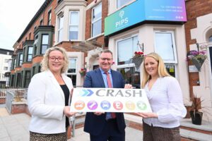 CRASH Services & JMK Solicitors Donate £10,000 to PIPS Suicide Prevention Charity