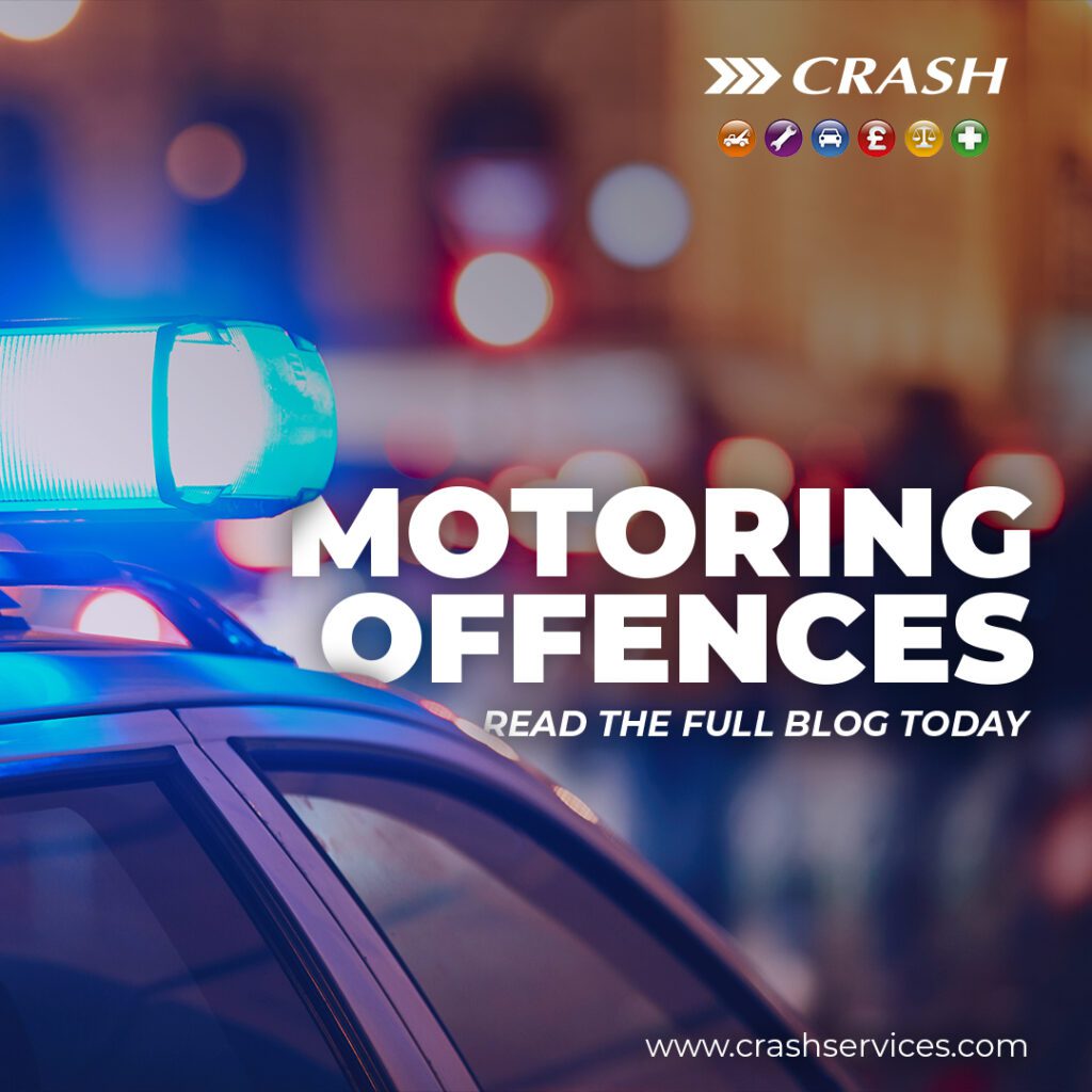 Motoring Offences Blog Cover - CRASH Services