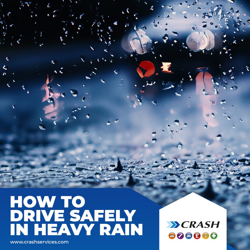 How to drive in heavy rain