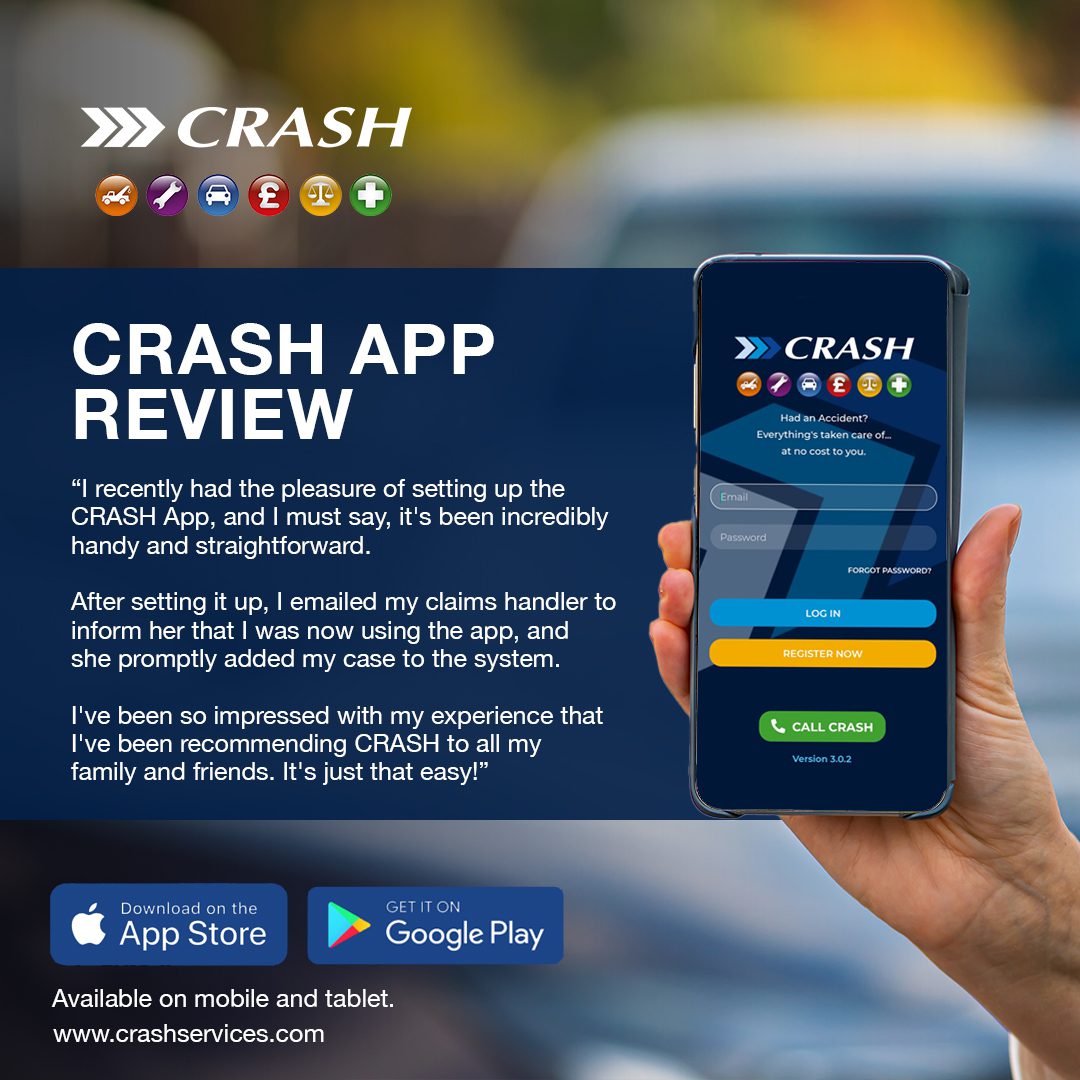 CRASH App testimonial