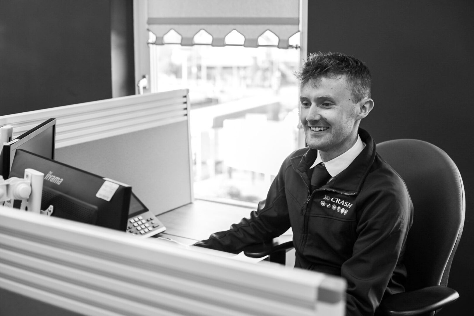 Ethan Harper – Receptionist at CRASH Services