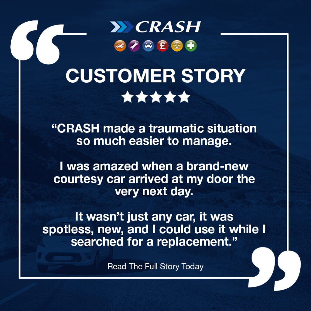 CRASH Services Helps Newtownards Driver After Car Accident