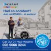 Just call CRASH Services at any time after a car accident in Northern Ireland
