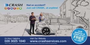 call crash services at any time after an accident