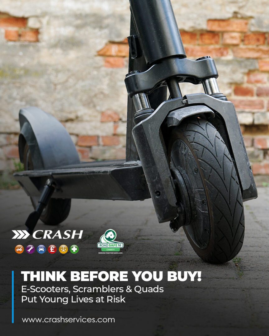 E-Scooter & Scrambler Laws Northern Ireland | Road Safety & CRASH Services